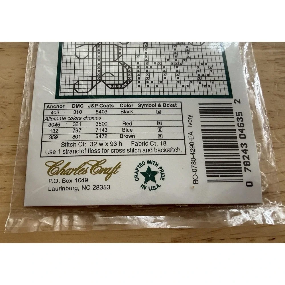 Charles Craft‎ Lace Edged Bookmark 18 Count Aida 3